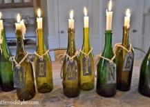 Personalised Champagne Candle Stick Holders