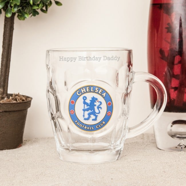 Personalised Football Pint Tankard