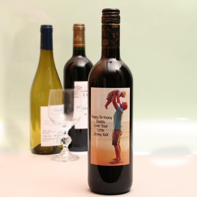 Personalised Photo Wine