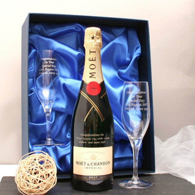 Personalised Moet Gift Set