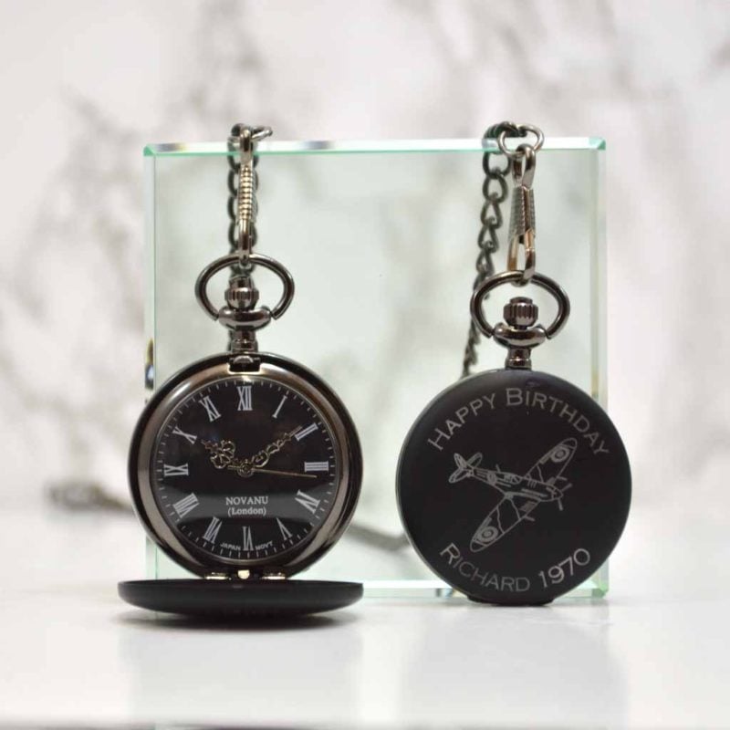 Spitfire Personalised Pocket Watch