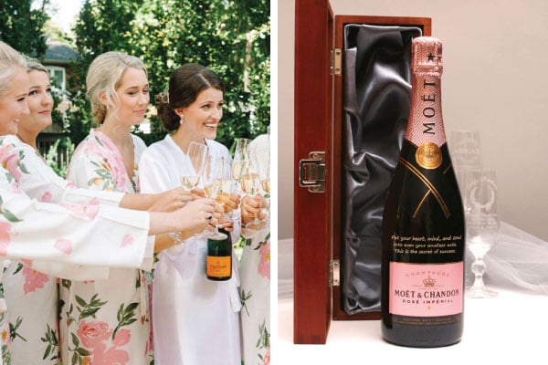 Personalised Pink Moet