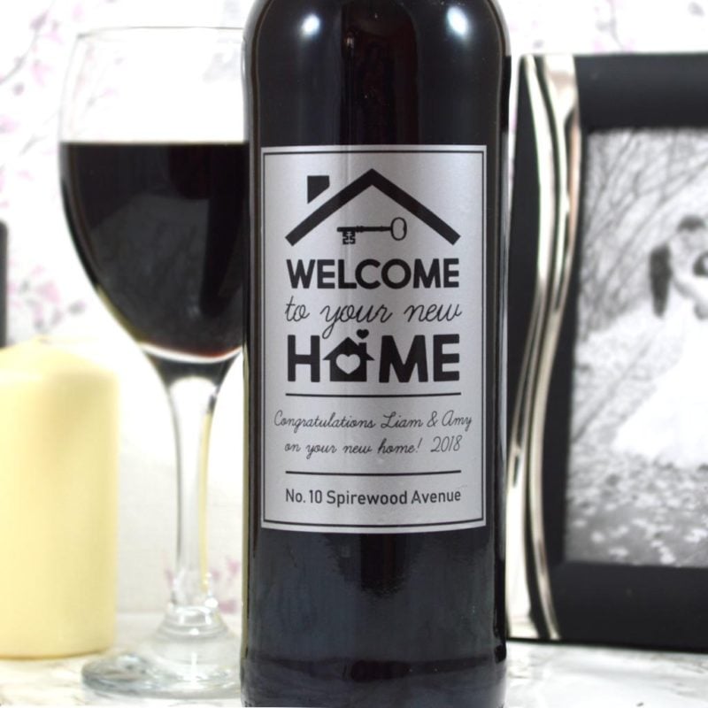 Personalised New Home Wine Housewarming Gifts