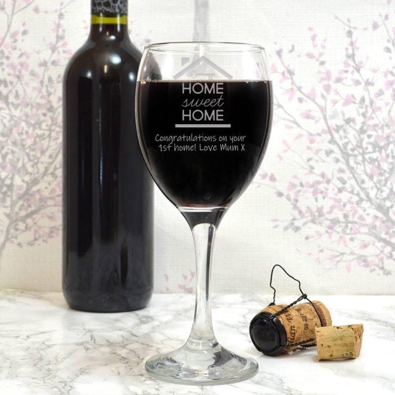 Personalised Wine Glass Housewarming Gifts