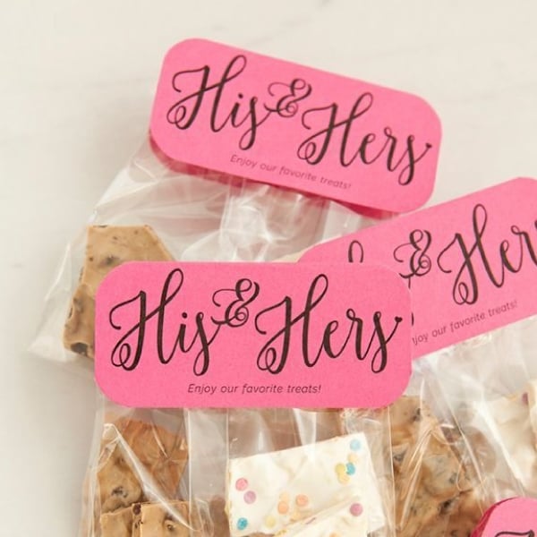 His and Hers Wedding Favours
