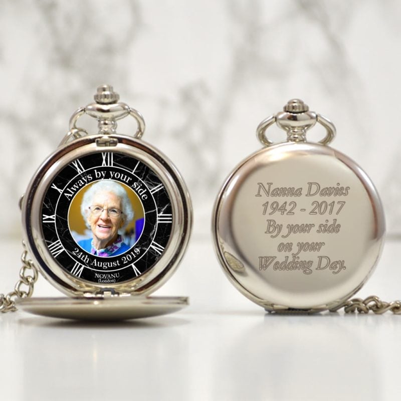 Personalised Pocket Watch With Photo Upload