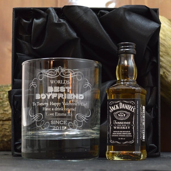 Best Boyfriend Personalised Spirit Gift Set