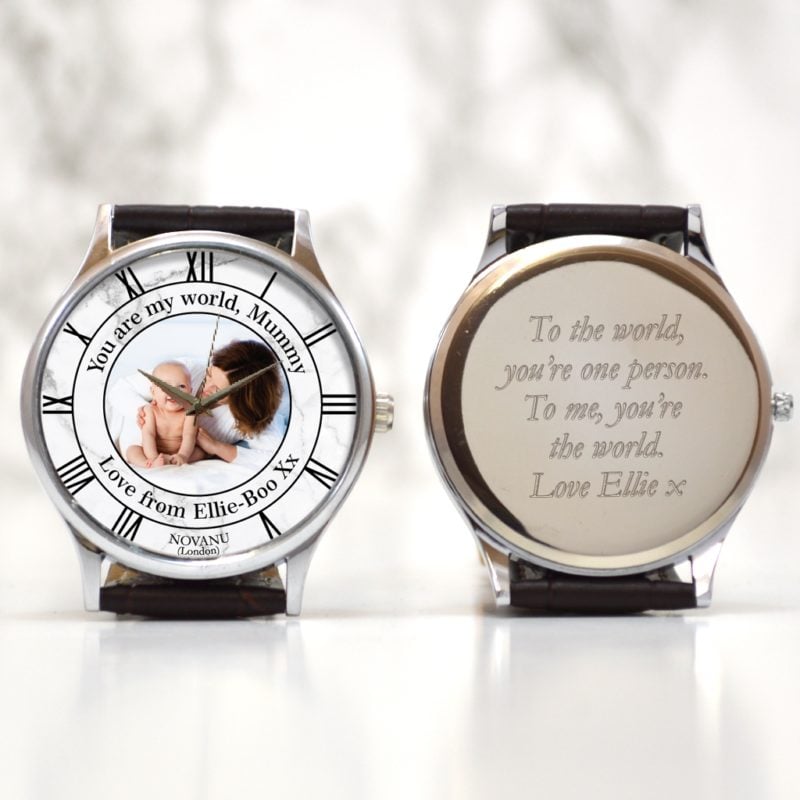 Personalised Photo Dial Wrist Watch for Mum