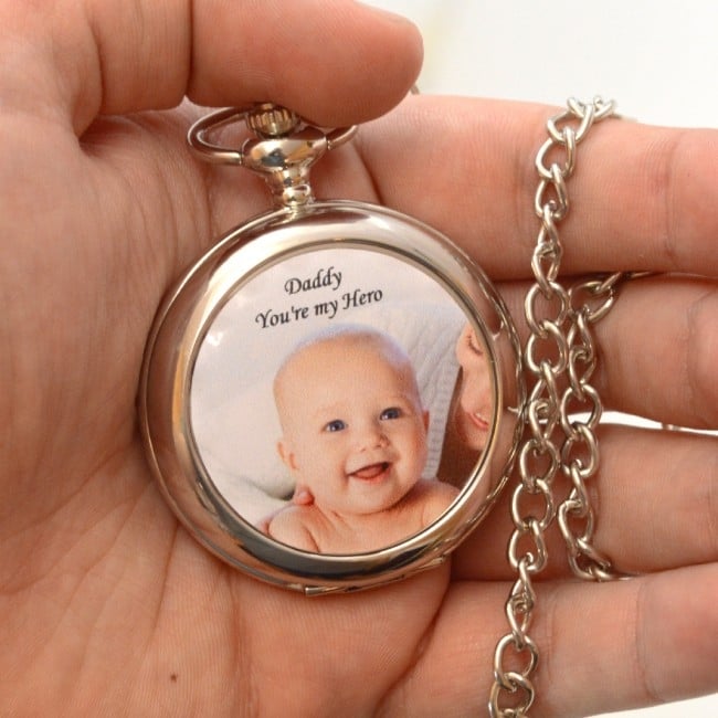 Personalised Photo Pocket Watch Quartz