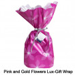 pink gold flower lux gift wrapjpg