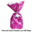 pink gold flower lux gift wrapjpg