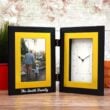 Black and Gold Frame Clock