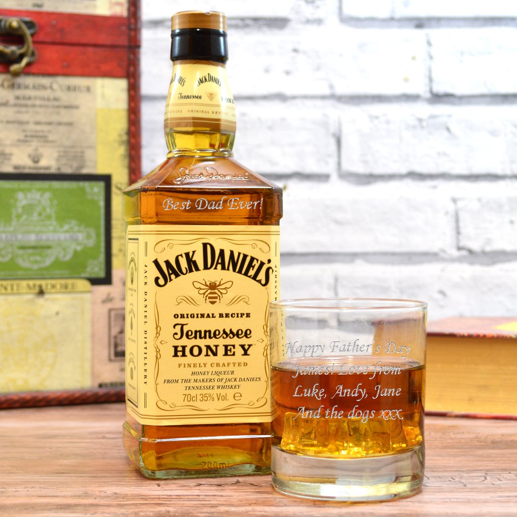 Personalised Jack Daniels whiskey gift