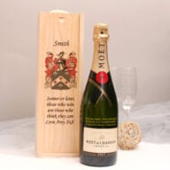 Personalised Moet Champagne