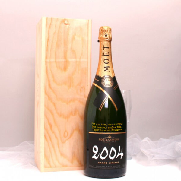 Personalised Moet and Chandon Grand Vintage Magnum of Champagne 1