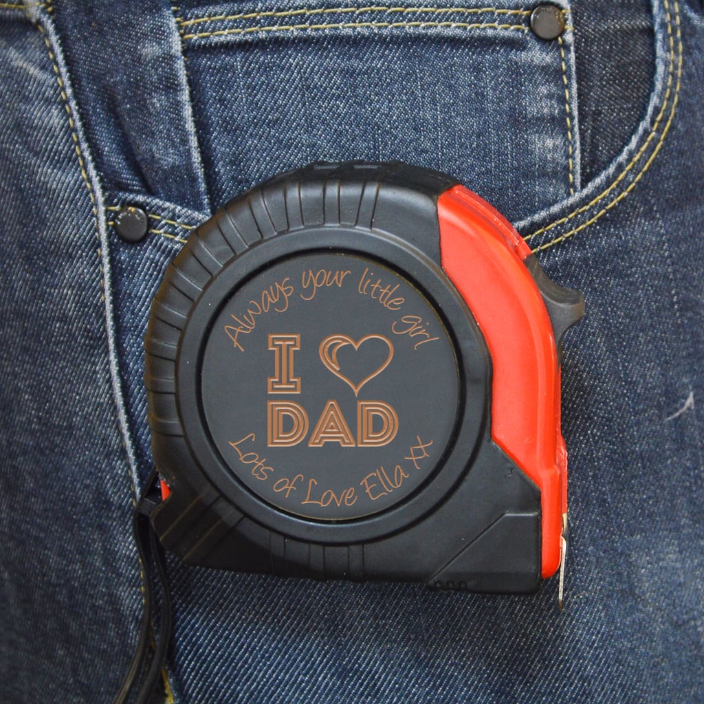 Fathers Day Gifts Personalised Tape Measure at GiftsOnline4U