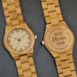 Personalised Bamboo Wrist Watch For Mum