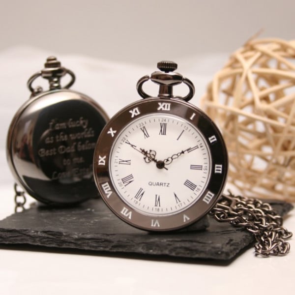 black quartz pocket watch 1 1