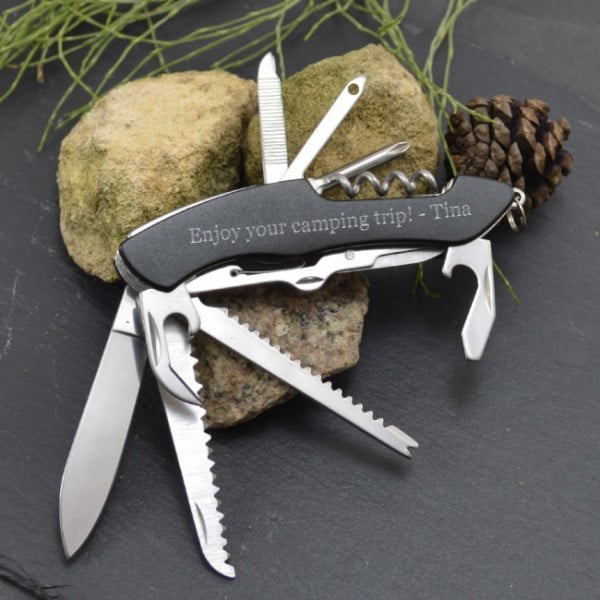 black multi tool view 1 with engrave