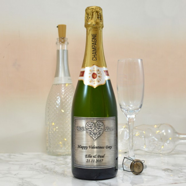 champagne with love label 1