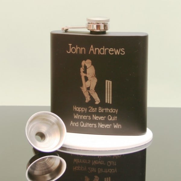 cricket hip flask 1