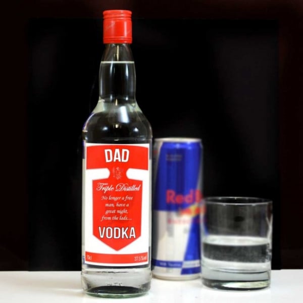 Personalised Vodka Fathers Day Gifts