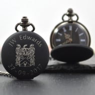 family crest pocket watch font view