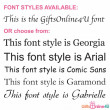 font styles for engraving 7 12