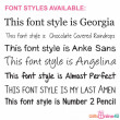 font styles laserandprinted 1 46