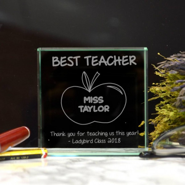 glass block teacher award 2