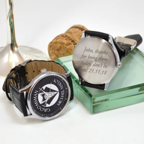 Personalised Wrist Watch For Groomsmen Gifts