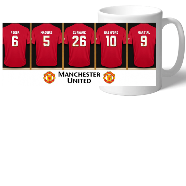 Personalised Manchester United Mug Giftsonline4u