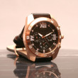 multi dial gold watch 2