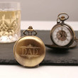 Personalised Bronze Pocket Watch Twin Opening