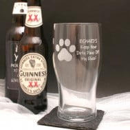 paw print pint glass 1