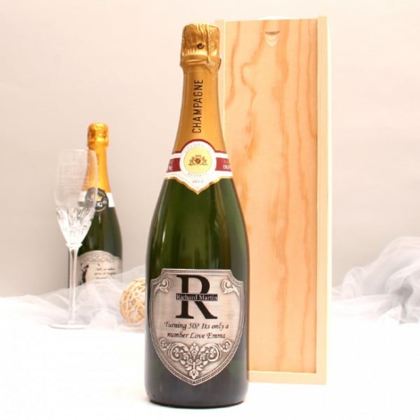 personalised champagne 1