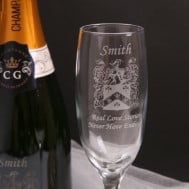 personalised champagne flut1