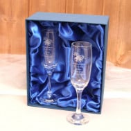 personalised champagne glas