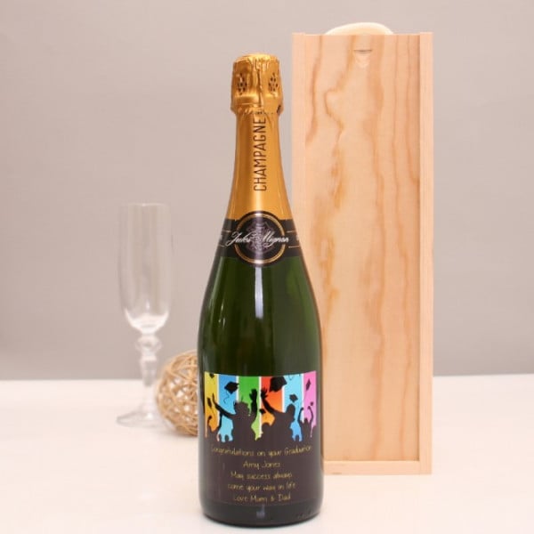 personalised champagne gra1