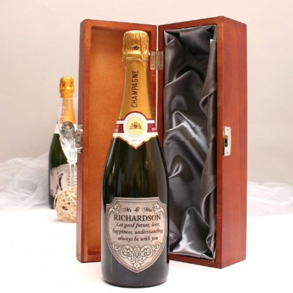 personalised champagne mr a