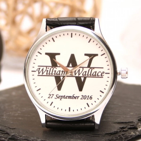 personalised wtist watch