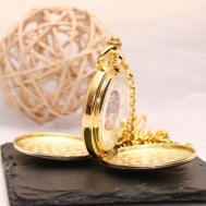 pocket watch gold twin ope1