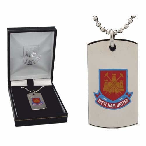 Engraved West Ham United Dog Tag Gifts from GiftsOnline4U