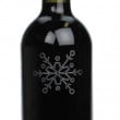 Engraved Christmas Wine with Snowflake Gift