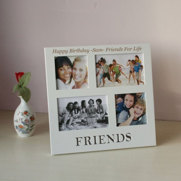 Personalised Friends Photo Frame Collage Style