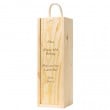 Wooden Personalised Bottle Gift Box