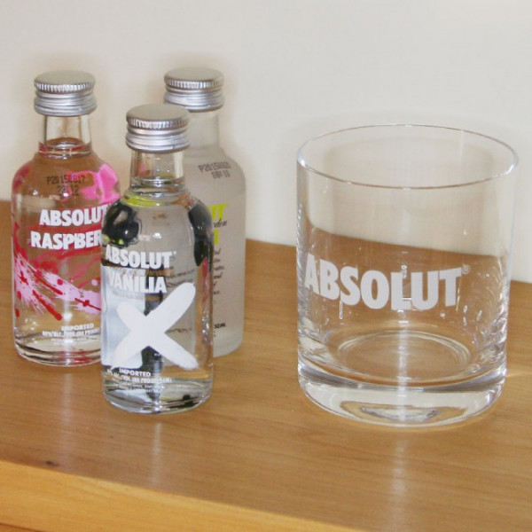 Personalised Absolut Vodka Gift Set