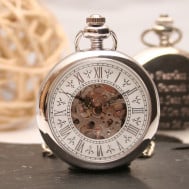silver watch roman dial 2