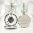 Christmas Gifts for Dad Personalised Pocket Watch