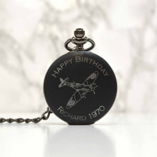 Spitfire Personalised Pocket Watch GiftsOnline4U Team